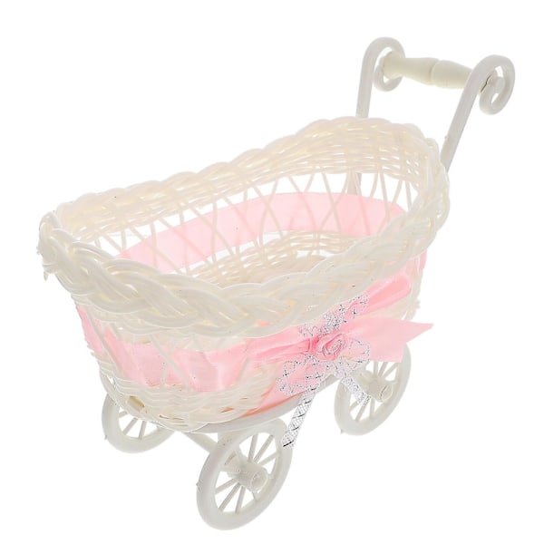 Parrot Toys Barnvogn i Vikker til Dukker, Baby Shower, Barnevogn, Vintage Vikker Vogn, Rattan Dukkevogn
