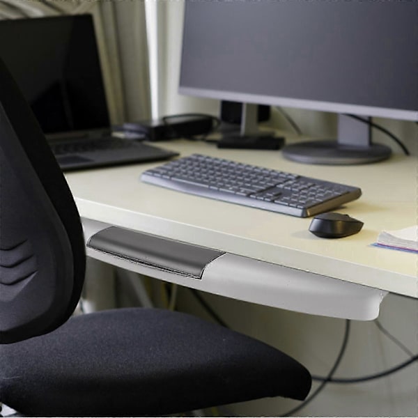 1 Sett Stor Tastaturbrett Under Pult Uttakbart Tastaturbrett Tastatur Skuff med Skli