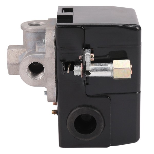 Trykluftafbryder Kontrol Luftkompressor 140-175 Psi 4 Port Heavy Duty 26 Amp Sort LANG