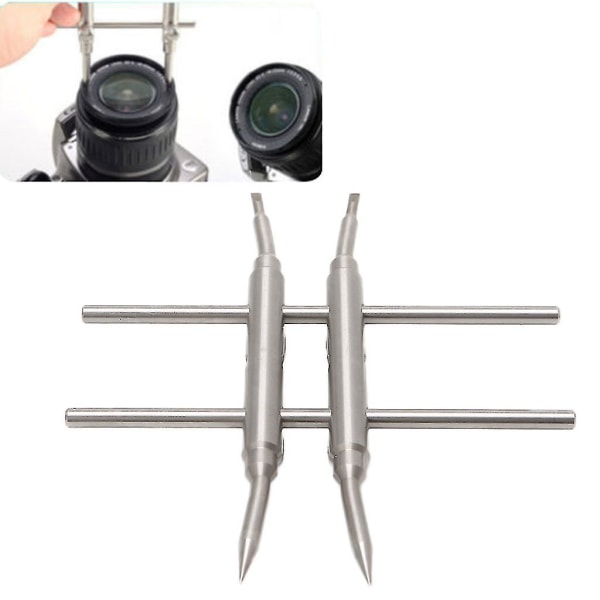 New Spanner Camera Lens Repair Kits Stainless Steel Open Tools For Dslr 25-130mm