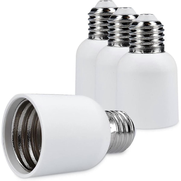 4x Sockeladapter - E27 till E40 Sockelomvandlare - E40 Baslampahållare Adapter för Halogen LED-lampa
