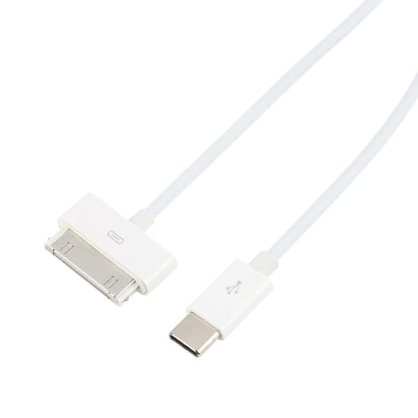 USB-C / Type-C til 30-pin datasync-ladekabel, længde: 1 m