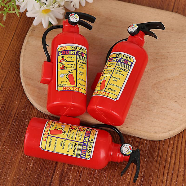 3 st roliga mini brandsläckare leksaker hela personen skämt leksak mini vattenpistol