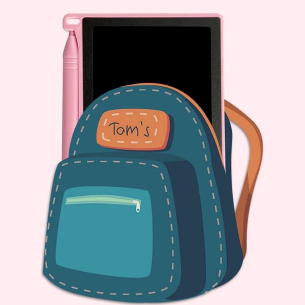 4,4\" LCD digital tegnebrett med penn Rosa