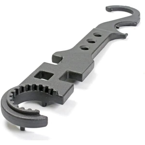 AR-15/M4 stålpanser nøgle til fjernelse og installation af AR-15/M16/AR15/M4 kombinationsnøgle