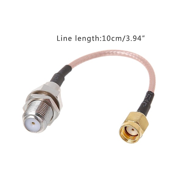 RP SMA uros - F naarasliitinkaapeli RG316 RP SMA-F -sovitinkaapelit