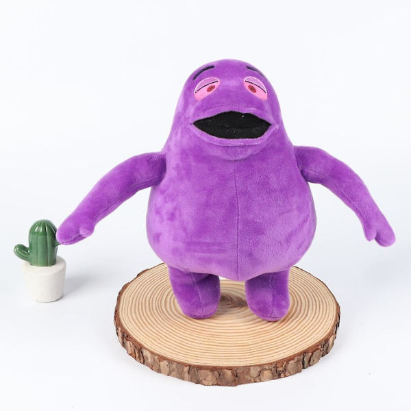 28cm The Grimace Shake Plush Lekefigur Tegneserie Spill Figur Duk Myk Stoppet Plush Dyr Grimace Leke Flott Bursdag Jul Gave