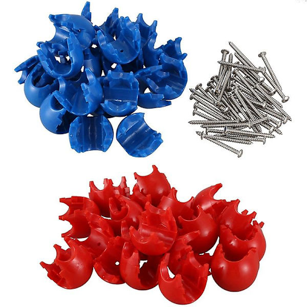 20 st nät 12 mm plastkontaktnät spänne klättertillbehör för utomhusgungdelar