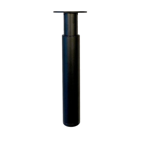 Round adjustable black furniture leg 15.5 cm (1 piece)