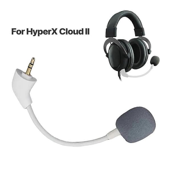 Ersättningsmikrofon för Cloud II Headset Mics Immersiv Spelupplevelse