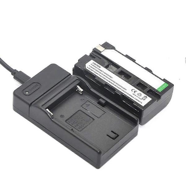 USB Batterilader for Sony NP-F550/F570/F750/F970/F770/F960/F330 Action Camera