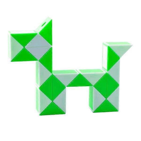 3 kpl 24 Magic Snake Cube -palapeliä, Snake Speed Cube, muovinen palapeli