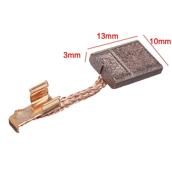 4 stk. karbonbørster for Makita DTD146 DHP456 DHP458 BHP456 BDF446 BHP454 CB440 trådløs elektrisk hammerboremaskin