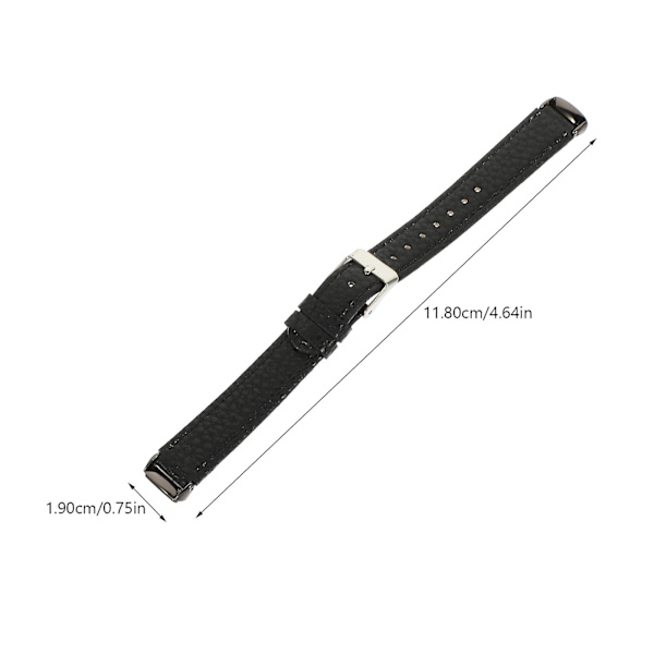 Läderarmband för klocka, mångsidigt armband, utbytbart armband, kompatibelt med Fitbit Luxe