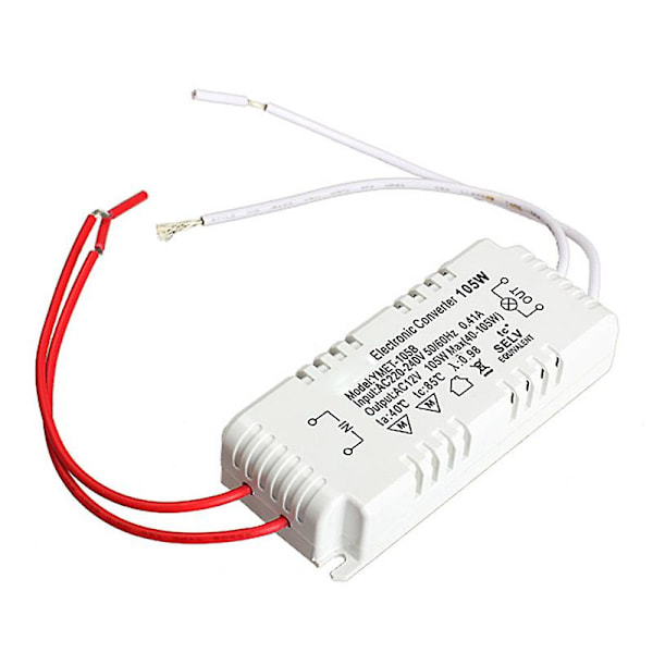 105W 12V Halogenlampa LED Elektronisk Transformator Strömförsörjning Driver