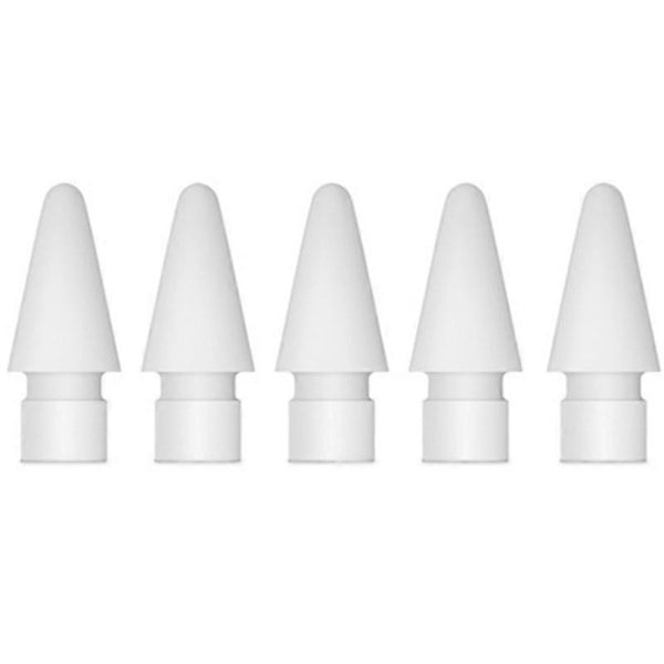 5 st Ersättningsspetsar för Apple Pencil 1:a och 2:a generationen för iPad Pro Stylus Tryckskärmspenna 12