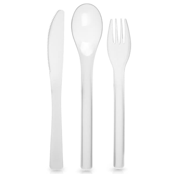 Plastikbestik 4 dele