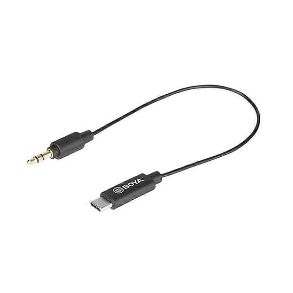 BOYA BY-K2 Typ-C till 3,5 mm TRS Hane Förlängningskabel