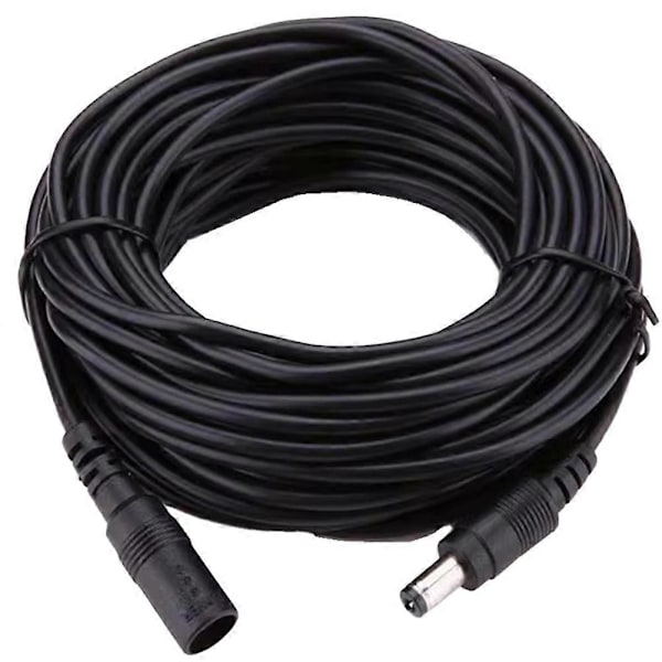 DC 12V Strömförlängningskabel 5.5x2.1mm Strömkabel 12m