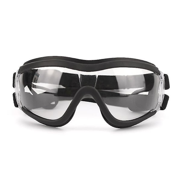 Starlight-pet -lasit Koiratarvikkeet Läpinäkyvät Lasit Vedenpitävät Tuulenpitävät Lumitiiviit UV Suuret Koiralasit, Läpinäkyvä, 21,5 cm