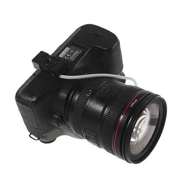 Alumiiniseoksesta valmistettu USB-kaapelin lukitusklipsi, kiinnitysnaru, virtajohdon puristin, suojus 1/4 tuuman peukaloruuvilla digitaalisille DSLR-kameroille