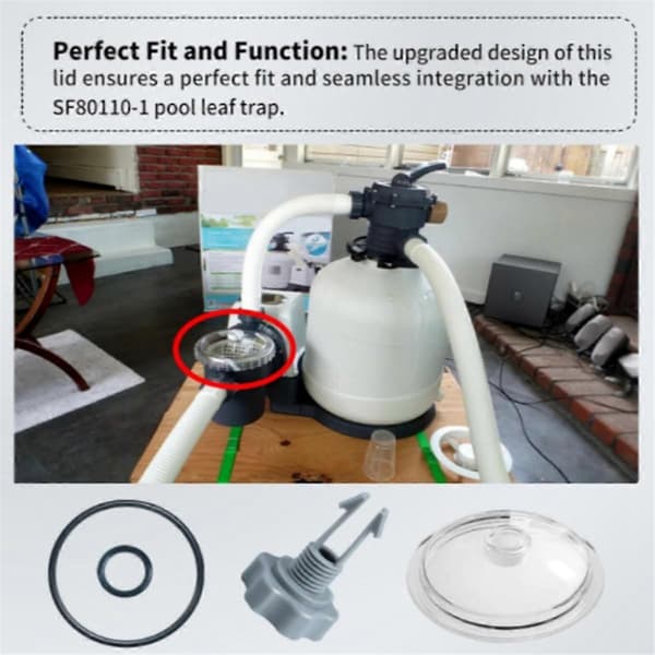 Til Intex SF80110-1 Pool Bladfælde Dæksel