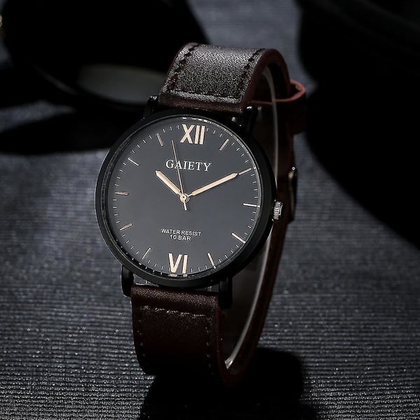 Luksus Casual Læder Armbånd Quartz Ure
