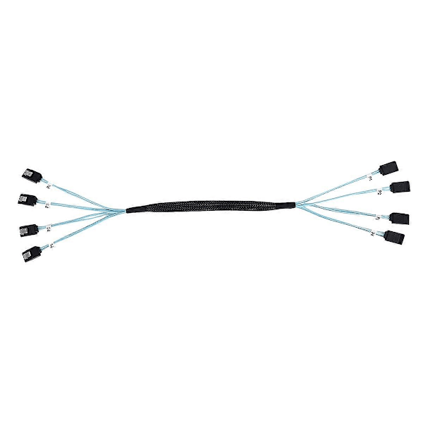 SAS-kaapeli Sata-kaapeli Nopea 6 Gbps 4 porttia/sarja palvelimelle 0,5 metriä