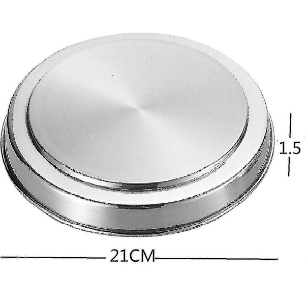 4 kpl Ruostumattomasta Teräksestä Valmistettuja Liesi Peitelevyjä Liesipöydän Suojaussetti Keittiövälineet 17/21cm Keittiö A HA