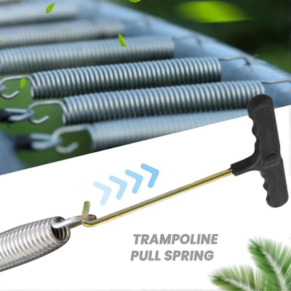 2 st Trampolinfjäderdragare, Trampolindragare T-krok Fjäderdragare 12