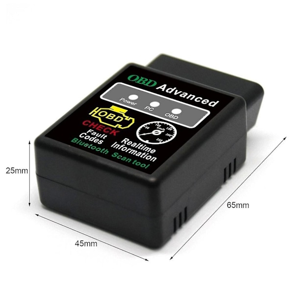 Obd2-diagnostiikkatyökalu Bluetooth-vikakoodinlukija Auto Scan Kfz-diagnostiikka Android LONG