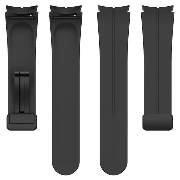 Silikonerem 20 mm til Samsung Galaxy Watch 5/4 Sort
