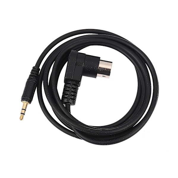 Bil 3,5 mm AUX-indgang Adapter Audiokabel Mini Jack AUX 8-Pin M-BUS CD-skifterkabel kompatibel Guld stik+(cva