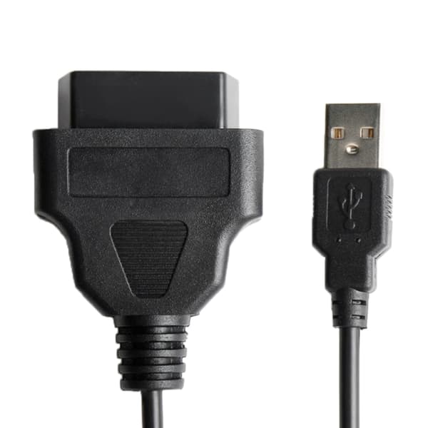OBD2 hunn til USB-kabel – 1 meter adapterkabel for diagnostikk