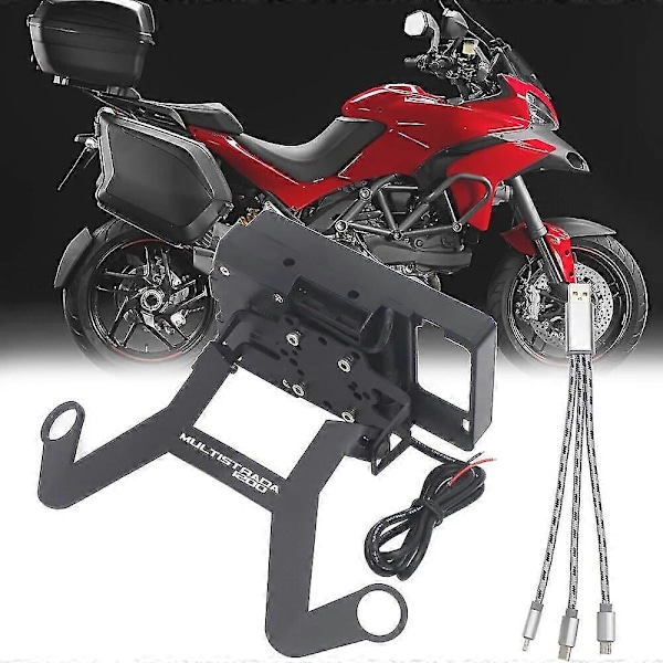 Motorsykkel frontstativholder smarttelefon for DUCATI MULTISTRADA 1200 MY 2013/14 SUPPORTO GPS/SMARTPHONE