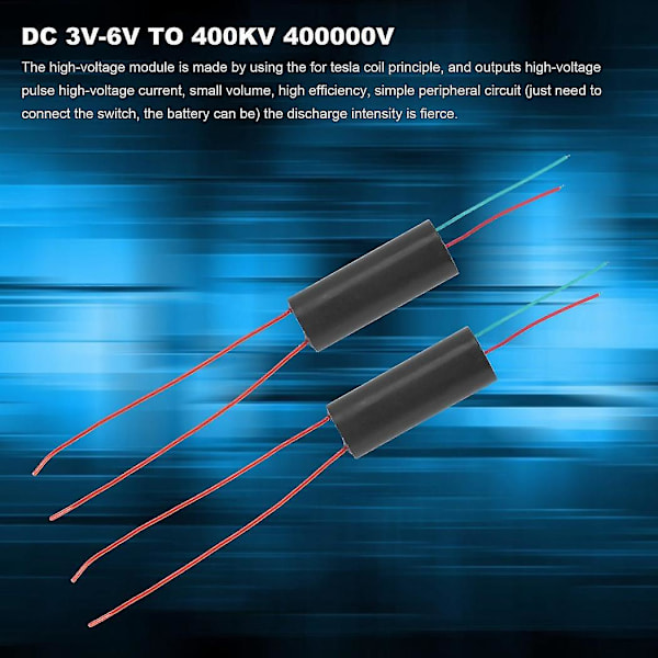 7 st DC 3v-6v till 400kv 400000v Boost Step Up-modul Högspänningsgenerator DC-transformatorkonverter