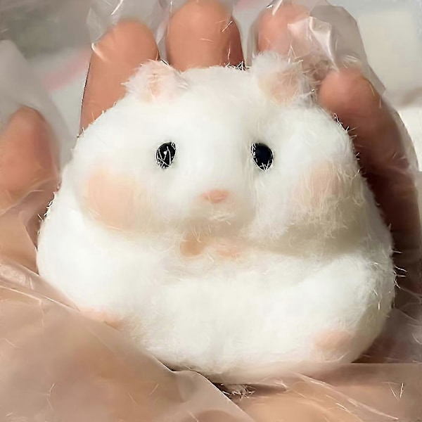 Håndlavet Taba Squishy Lille Hamster Silikon Klemmelegetøj til Stressaflastning Sød Hamster Legetøjsgaver