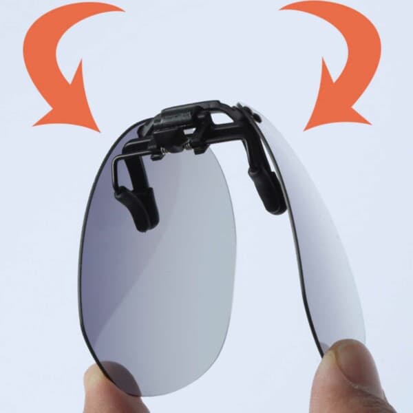 Clip-on solbriller til briller – Sort