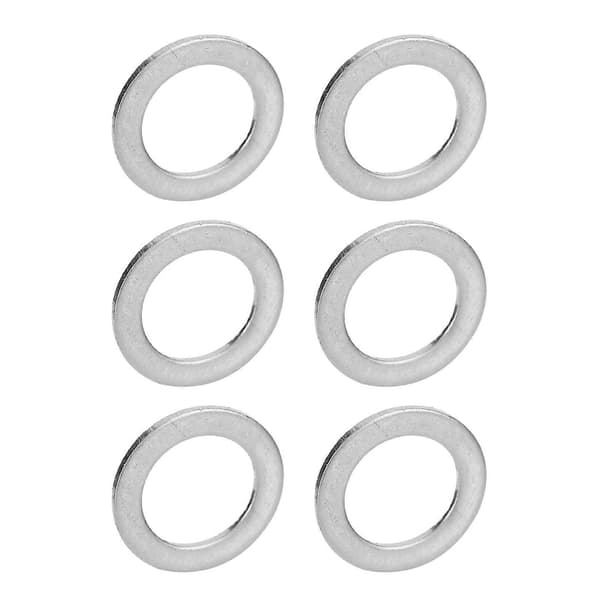 60 brickor i rostfritt stål (innerdiameter 6mm ytterdiameter