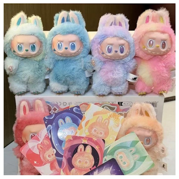 21 sålda idag Högkvalitativt 6-pack 3.0 Monster Spännande Plyschdocka Leksak Blind Box (Slumpmässig Färg) 6 st LABUBU 3.0
