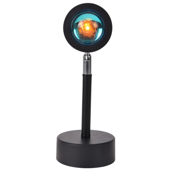 Sunset Projector Lamp, Led Projector Lamp, Modern Floor Lamp, 180 Degree Rotation, for Living Room Decoration, Color: Sunset