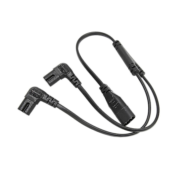 IEC320 C8 - Kaksois C7 Johto Uros - Naaras 1 sisään 2 ulos AC Virtajakokaapeli LCD-näytölle Pöytävalaisimelle 100-250V