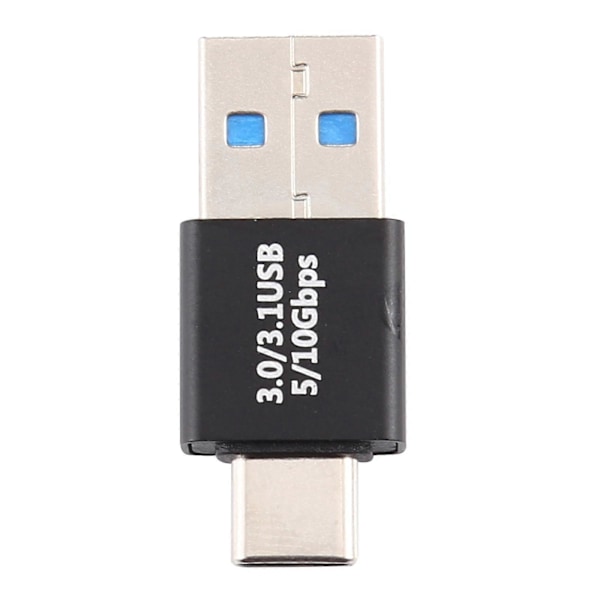 Type-C / USB-C Hane till USB 3.0 Hane Aluminiumlegering Adapter (Svart) 12