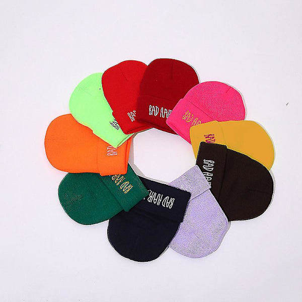 Beanie Sport Vinter Dårlig Hårdag Beanie Cap Mænd Hat Beanie Strikket Vinter Hiphop Hatte Til Kvinder Mode Caps [NS]
