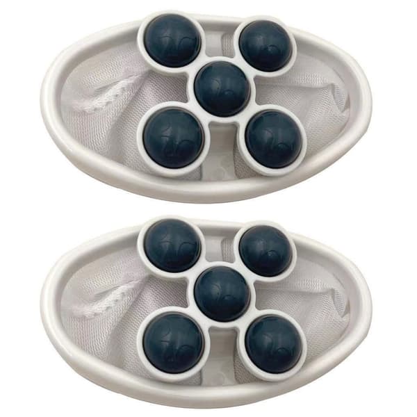 Tvättmaskin Flytande Luddfilter Hårfångare 2-pack Blå
