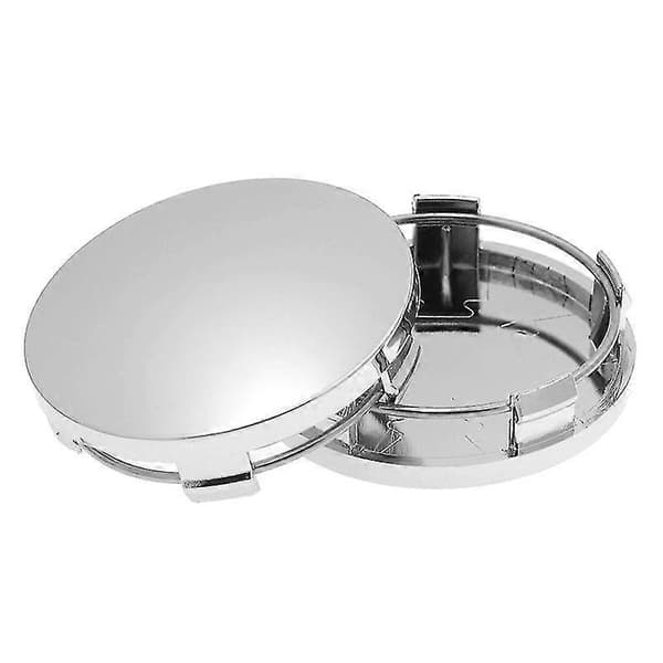 4 stk./sæt Blank 60 mm Hjulkapsel Navkapsler Dæk Fælg Navkapsel Dæksler Til Universal Modificeret Hjulnav Dæksel Fælg Centerkapsler Dæksel Eftermontering Sort Udgave