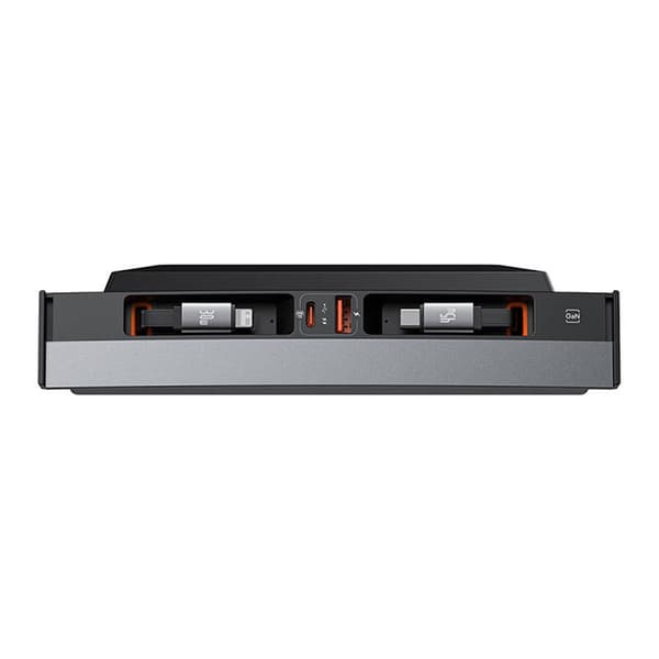 Hub Baseus T-Space USB-C-Lightning-kaapeleilla Tesla-autoihin (musta)