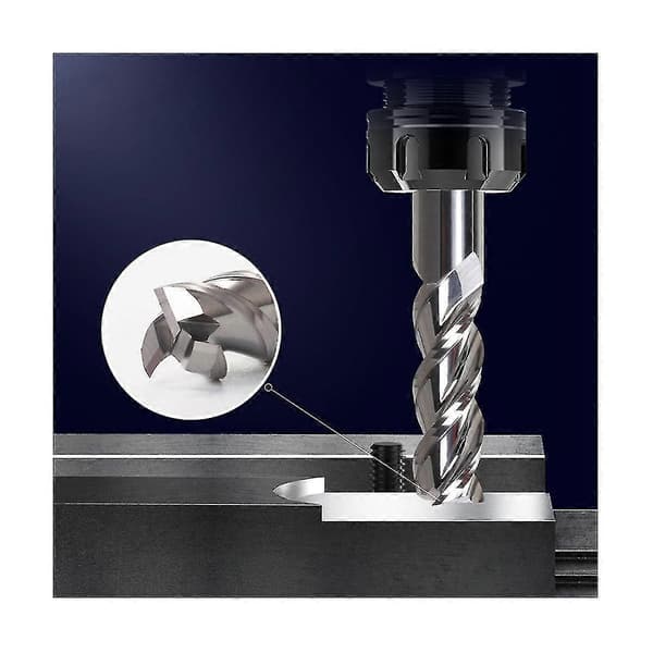 5 stk. 55 Graders Spiral Upcut Fræser Bits Sæt 6mm Solid Carbide CNC Træ Fræser Bits Til Træbearbejdning