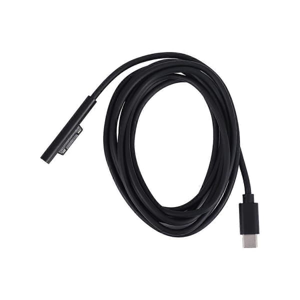 för Surface Connect till USB C Laddningskabel Kompatibel för Surface Pro 3/4/5/6/7, Surface Laptop 3/2
