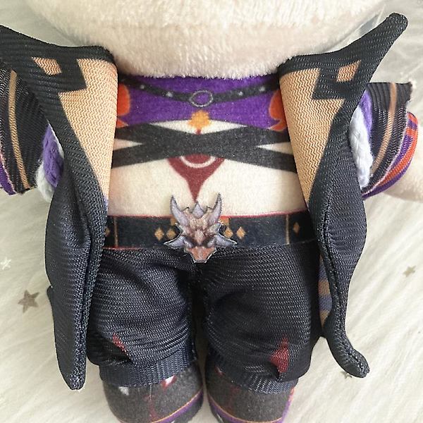 Genshin Impact Arataki Itto plysjdukkeputer 20cm søte cosplay tegneserie rekvisitter tilbehør